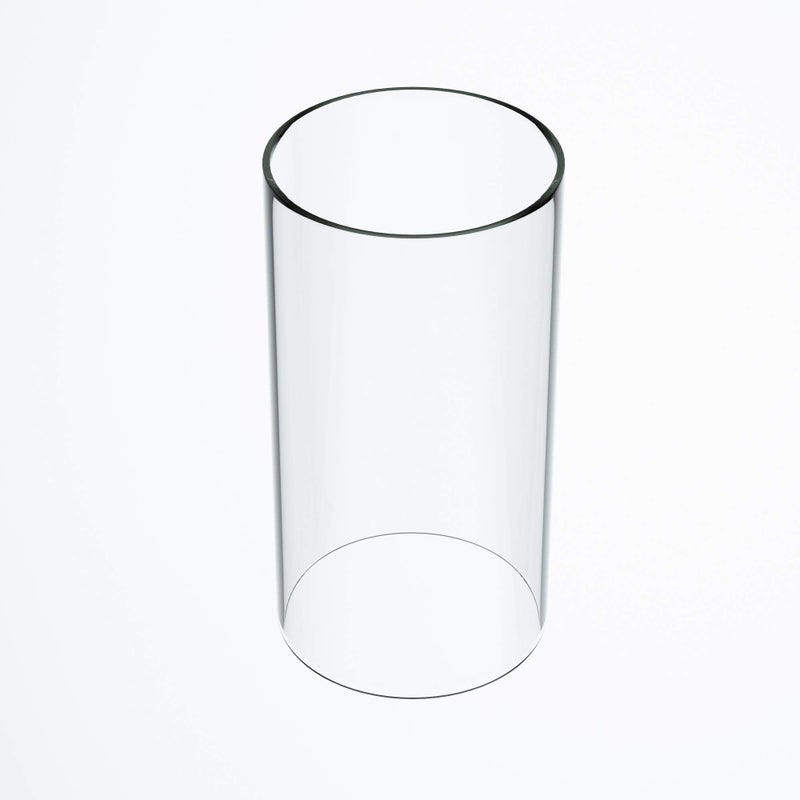 TLLAMP Large Size Hurricane Candle Holder - Glass Cylinder Open Both Ends, Open Ended Hurricane, Glass Lamp Shade Replacement (3" Wide x 6" Tall) - Image 4